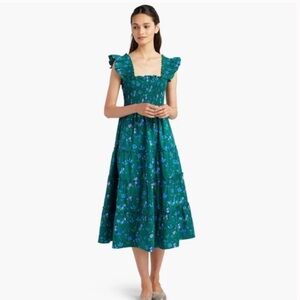 Hill House Ellie in emerald space floral sz XS
